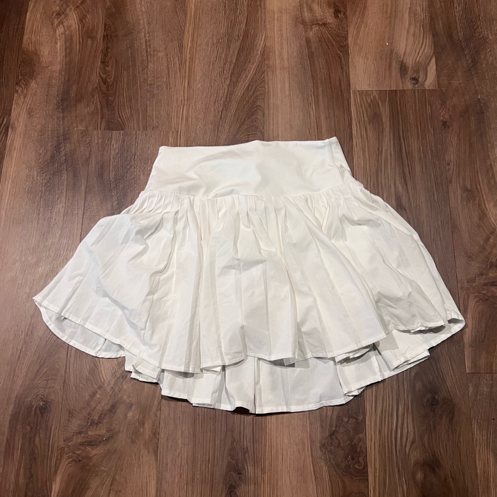 all in motion White Layered Circle Skirt